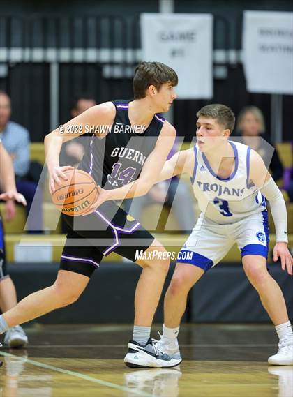 Thumbnail 1 in Brebeuf Jesuit Preparatory vs. Guerin Catholic (IHSAA Class 3A Sectional Round 1) photogallery.
