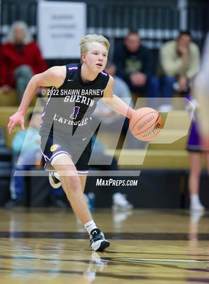 Thumbnail 2 in Brebeuf Jesuit Preparatory vs. Guerin Catholic (IHSAA Class 3A Sectional Round 1) photogallery.