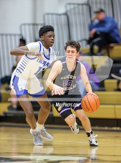 Thumbnail 2 in Brebeuf Jesuit Preparatory vs. Guerin Catholic (IHSAA Class 3A Sectional Round 1) photogallery.