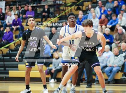 Thumbnail 2 in Brebeuf Jesuit Preparatory vs. Guerin Catholic (IHSAA Class 3A Sectional Round 1) photogallery.