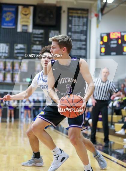 Thumbnail 3 in Brebeuf Jesuit Preparatory vs. Guerin Catholic (IHSAA Class 3A Sectional Round 1) photogallery.