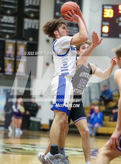 Thumbnail 1 in Brebeuf Jesuit Preparatory vs. Guerin Catholic (IHSAA Class 3A Sectional Round 1) photogallery.