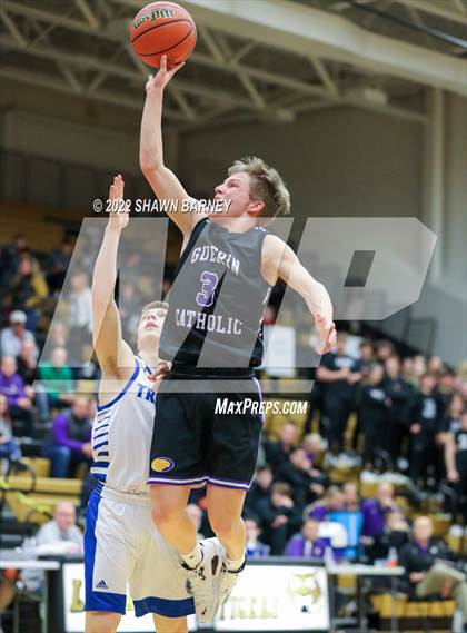 Thumbnail 1 in Brebeuf Jesuit Preparatory vs. Guerin Catholic (IHSAA Class 3A Sectional Round 1) photogallery.