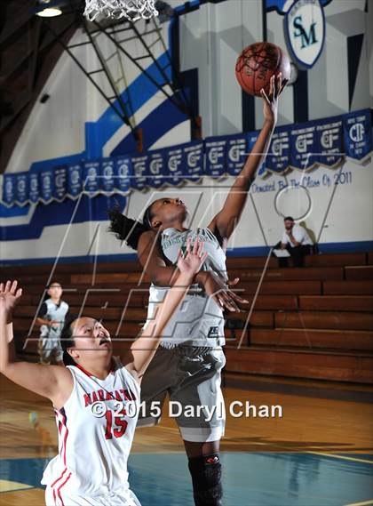 Thumbnail 1 in Ribet Academy vs. Maranatha (SGV Classic Tournament) photogallery.