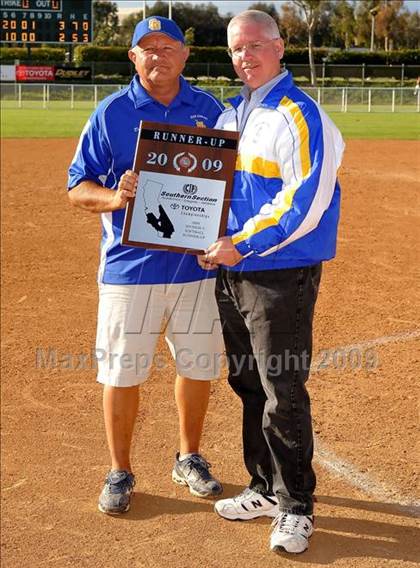 Thumbnail 1 in Whittier Christian vs San Dimas (CIF SS D5 Final) photogallery.