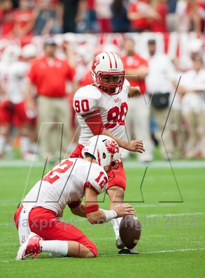 Thumbnail 1 in Katy vs. Langham Creek (UIL 5A Division 2 Area Playoff) photogallery.