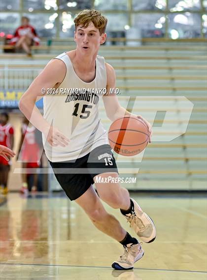 Thumbnail 1 in Washington vs Homestead (IBCA / IHSAA Showcase) photogallery.