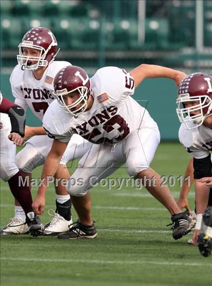 Thumbnail 1 in Lyons vs. Caledonia-Mumford (Section 5 Class DD Semifinal) photogallery.