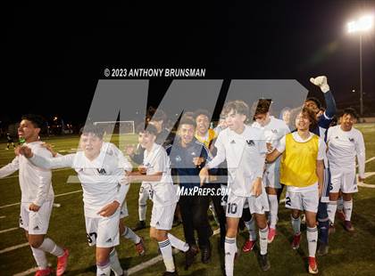 Thumbnail 2 in Venture Academy vs. Riverbank (CIF SJS D5 Final) photogallery.