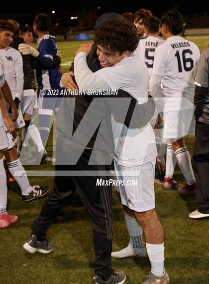 Thumbnail 2 in Venture Academy vs. Riverbank (CIF SJS D5 Final) photogallery.