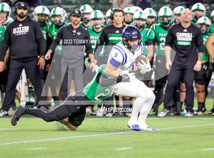 Thumbnail 2 in Southlake Carroll vs. Byron Nelson (UIL 6A D 2 Region Final) photogallery.