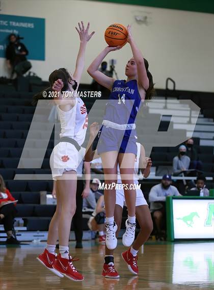 Thumbnail 3 in Charlotte Christian vs. South Mecklenburg photogallery.