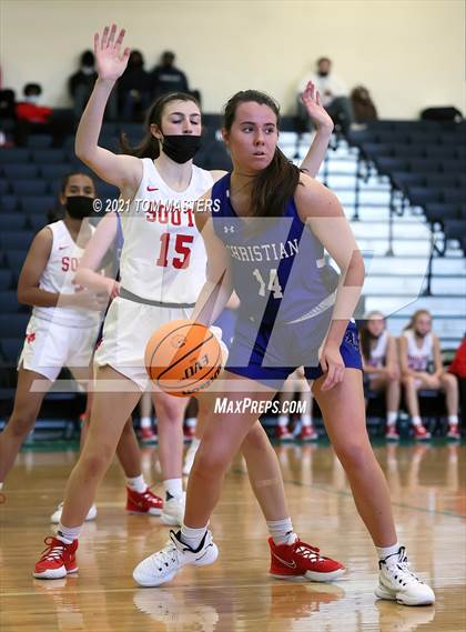 Thumbnail 1 in Charlotte Christian vs. South Mecklenburg photogallery.