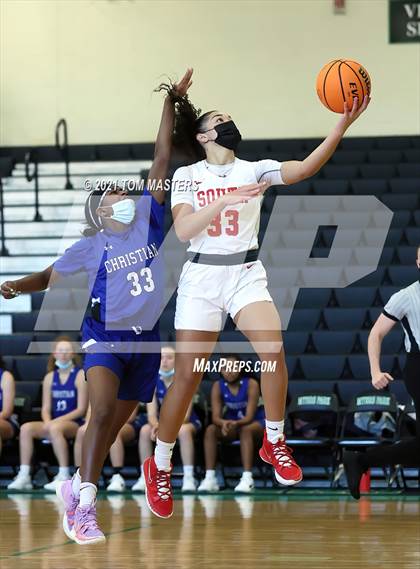 Thumbnail 1 in Charlotte Christian vs. South Mecklenburg photogallery.