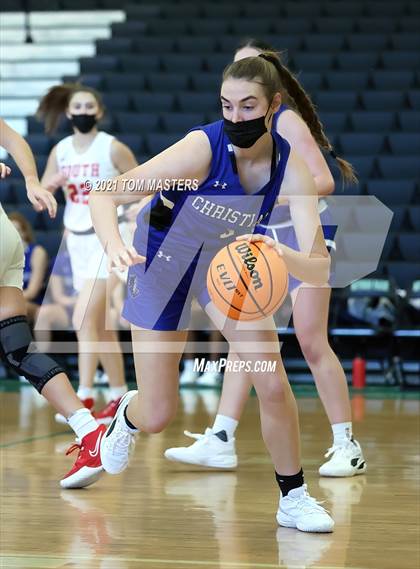 Thumbnail 1 in Charlotte Christian vs. South Mecklenburg photogallery.