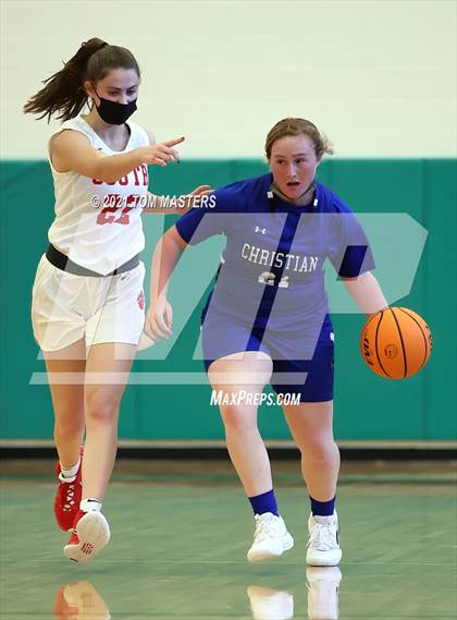 Thumbnail 3 in Charlotte Christian vs. South Mecklenburg photogallery.