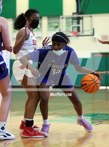 Thumbnail 1 in Charlotte Christian vs. South Mecklenburg photogallery.