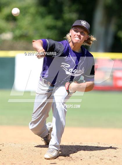 Thumbnail 3 in Woodcrest Christian @ Glendora (CIF SS Division 2 Playoff)   photogallery.