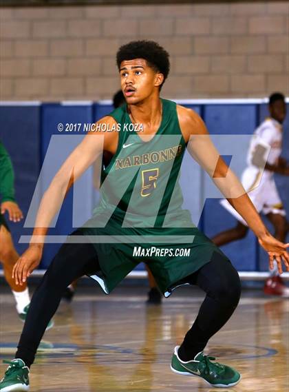 Thumbnail 2 in Cantwell-Sacred Heart vs. Narbonne (MLK Day Showdown) photogallery.