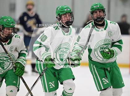 Thumbnail 2 in Notre Dame, Ffd vs. Northwest Catholic (CIAC D1 1st Round) photogallery.