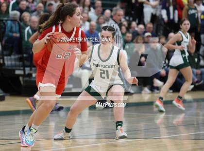 Thumbnail 2 in Pentucket Regional vs. Pope Francis Prep (MIAA Division 3 Round of 32) photogallery.