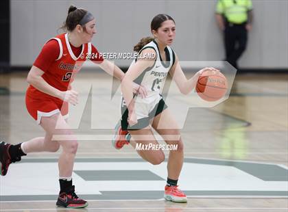 Thumbnail 3 in Pentucket Regional vs. Pope Francis Prep (MIAA Division 3 Round of 32) photogallery.