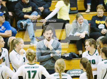Thumbnail 2 in Lincoln Southwest vs. Lincoln Southeast (Heartland Athletic Conference) photogallery.
