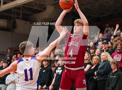 Thumbnail 3 in Western Boone @ Danville (IHSAA 3A Sectional First Round) photogallery.