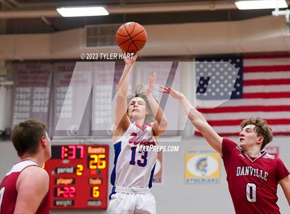 Thumbnail 3 in Western Boone @ Danville (IHSAA 3A Sectional First Round) photogallery.