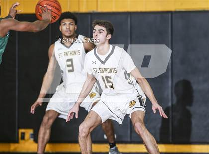 Thumbnail 2 in Trinity Catholic vs St. Anthony's (New York Holiday Invitational) photogallery.