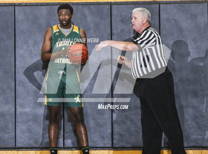 Thumbnail 1 in Trinity Catholic vs St. Anthony's (New York Holiday Invitational) photogallery.