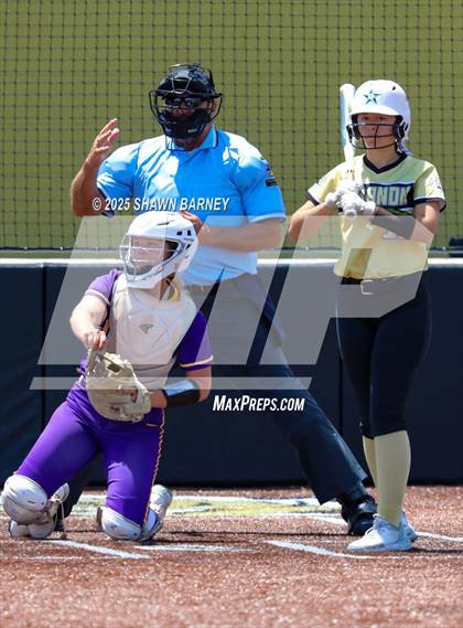 Thumbnail 3 in Lebanon vs. Guerin Catholic IHSAA Class 3A Softball S25 Sectional First Round photogallery.