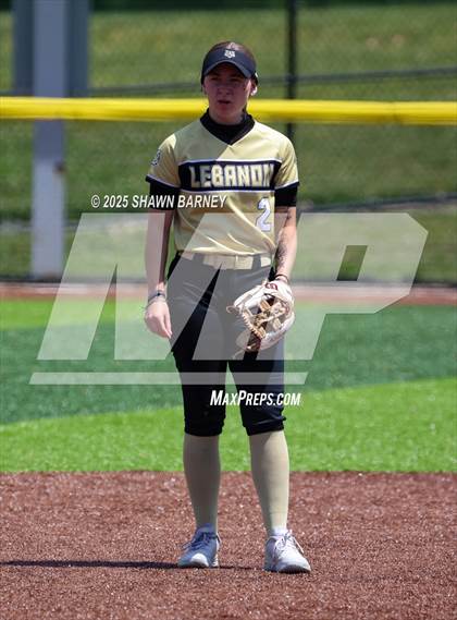 Thumbnail 1 in Lebanon vs. Guerin Catholic IHSAA Class 3A Softball S25 Sectional First Round photogallery.