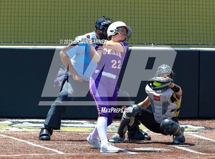 Thumbnail 3 in Lebanon vs. Guerin Catholic IHSAA Class 3A Softball S25 Sectional First Round photogallery.