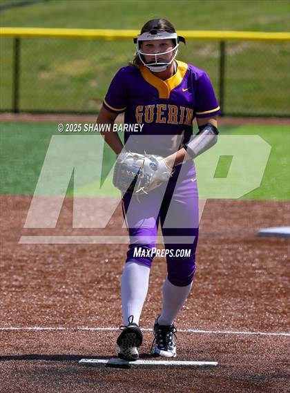 Thumbnail 1 in Lebanon vs. Guerin Catholic IHSAA Class 3A Softball S25 Sectional First Round photogallery.