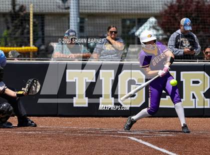 Thumbnail 1 in Lebanon vs. Guerin Catholic IHSAA Class 3A Softball S25 Sectional First Round photogallery.