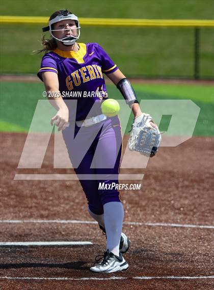 Thumbnail 2 in Lebanon vs. Guerin Catholic IHSAA Class 3A Softball S25 Sectional First Round photogallery.