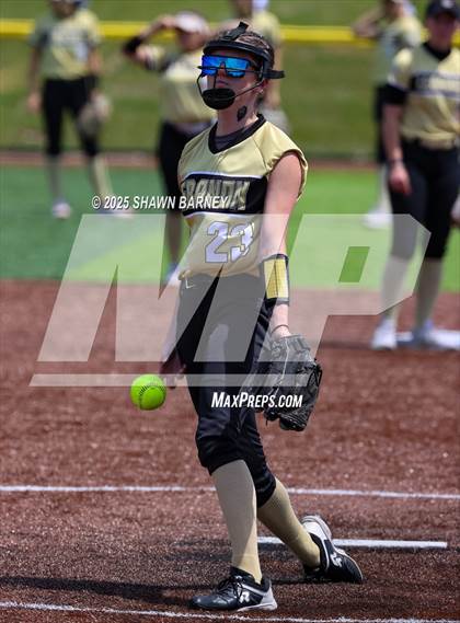 Thumbnail 1 in Lebanon vs. Guerin Catholic IHSAA Class 3A Softball S25 Sectional First Round photogallery.