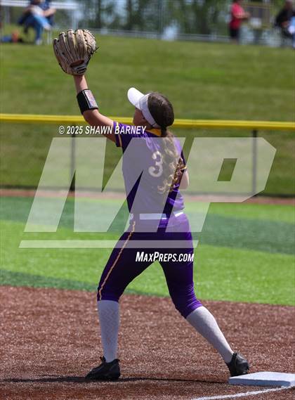 Thumbnail 1 in Lebanon vs. Guerin Catholic IHSAA Class 3A Softball S25 Sectional First Round photogallery.
