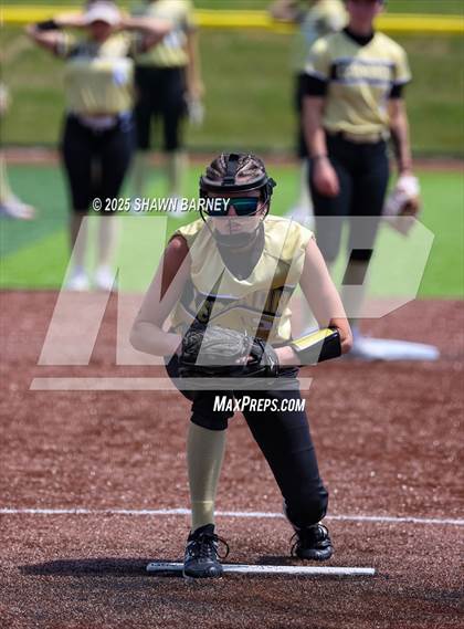 Thumbnail 2 in Lebanon vs. Guerin Catholic IHSAA Class 3A Softball S25 Sectional First Round photogallery.