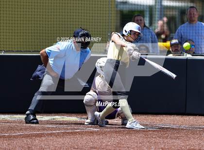 Thumbnail 3 in Lebanon vs. Guerin Catholic IHSAA Class 3A Softball S25 Sectional First Round photogallery.
