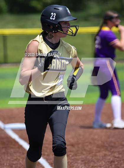 Thumbnail 3 in Lebanon vs. Guerin Catholic IHSAA Class 3A Softball S25 Sectional First Round photogallery.