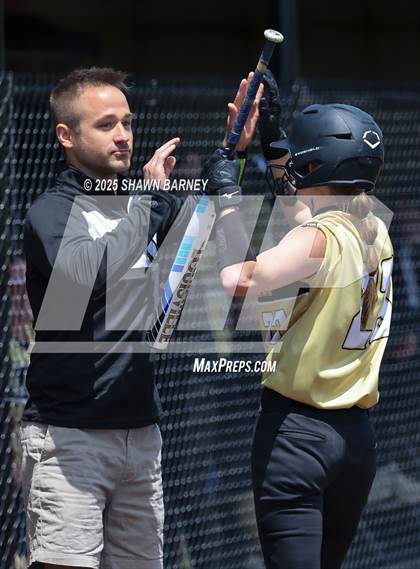 Thumbnail 1 in Lebanon vs. Guerin Catholic IHSAA Class 3A Softball S25 Sectional First Round photogallery.