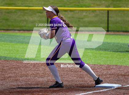Thumbnail 2 in Lebanon vs. Guerin Catholic IHSAA Class 3A Softball S25 Sectional First Round photogallery.