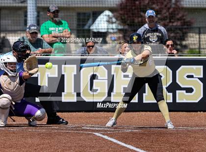 Thumbnail 2 in Lebanon vs. Guerin Catholic IHSAA Class 3A Softball S25 Sectional First Round photogallery.