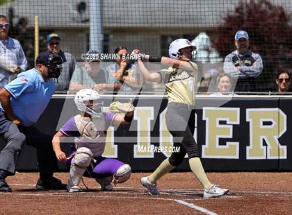 Thumbnail 3 in Lebanon vs. Guerin Catholic IHSAA Class 3A Softball S25 Sectional First Round photogallery.
