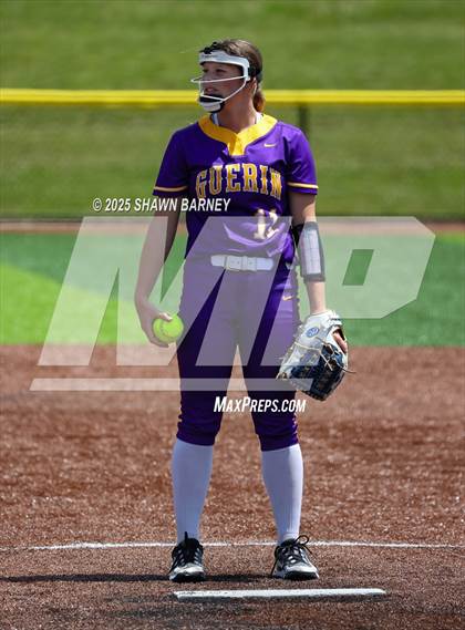 Thumbnail 2 in Lebanon vs. Guerin Catholic IHSAA Class 3A Softball S25 Sectional First Round photogallery.
