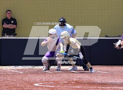 Thumbnail 2 in Lebanon vs. Guerin Catholic IHSAA Class 3A Softball S25 Sectional First Round photogallery.