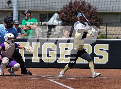 Thumbnail 1 in Lebanon vs. Guerin Catholic IHSAA Class 3A Softball S25 Sectional First Round photogallery.