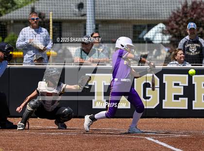 Thumbnail 2 in Lebanon vs. Guerin Catholic IHSAA Class 3A Softball S25 Sectional First Round photogallery.